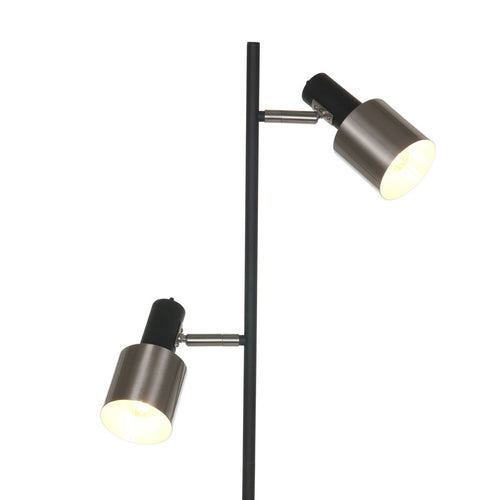 Anne Light & home vloerlamp fjorgard - 2 lichts - 25x 155 cm - zwart