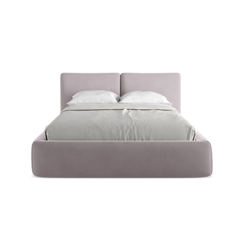 LaMiaSofa Bed met opbergruimte Milano - velours - lavendel - 160x228x82