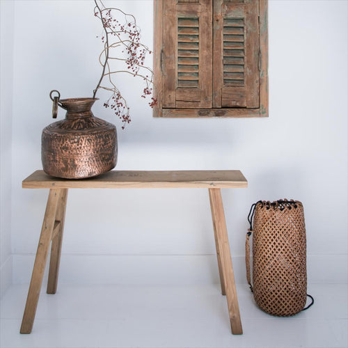 Raw materials bankje Java Carpenter - teakhout -  40 cm