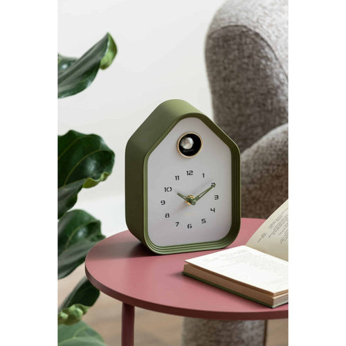 Karlsson wandklok Reina Cuckoo - groen - 7.4x14.4x20.4cm