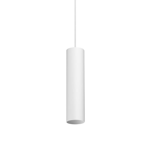 Ideal Lux LOOK 25 cm slanke hanglamp voor plafond, wit, 1x GU10 fitting