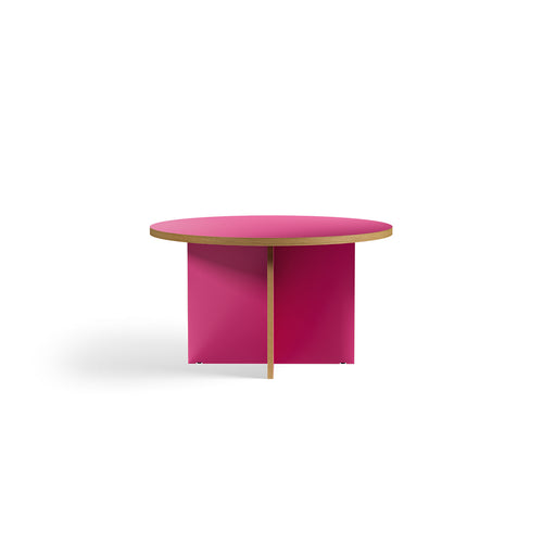 HKLIVING dinertafel rond – raspberry –  130cm