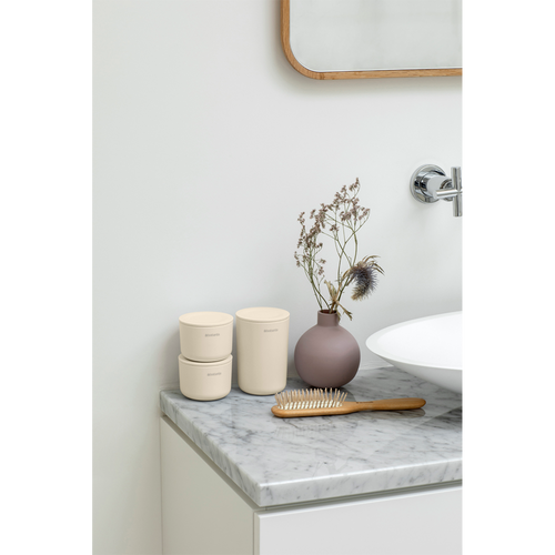 Brabantia Opbergbakjes - set van 3 - soft beige - vtwonen shop