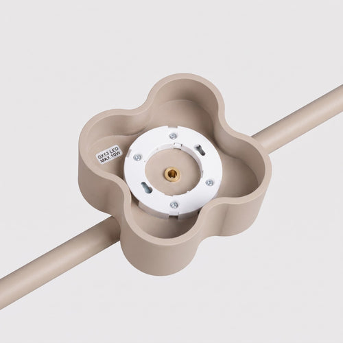 Sollux Lighting Kroonluchter OVIO 4 taupe Gx53 - 122x12x208cm