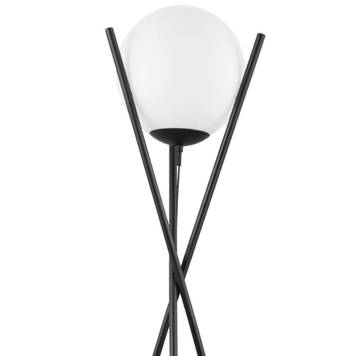 EGLO vloerlamp Salvezinas - e27 - 150 cm - zwart/wit - vtwonen shop