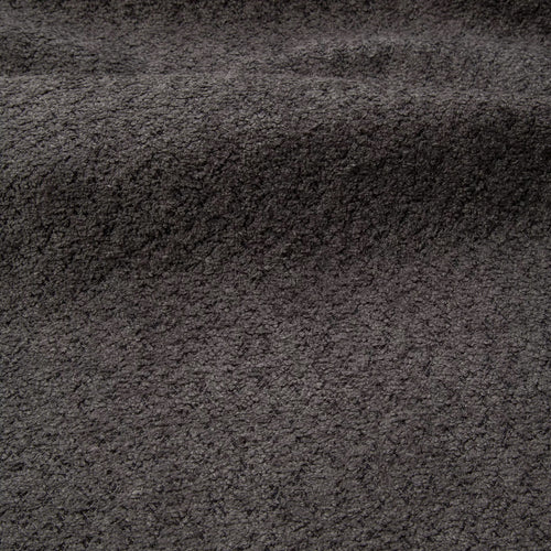 Sia Home - Rechte bank MYRA - Bouclette stof - Grafiet grijs - 205cm