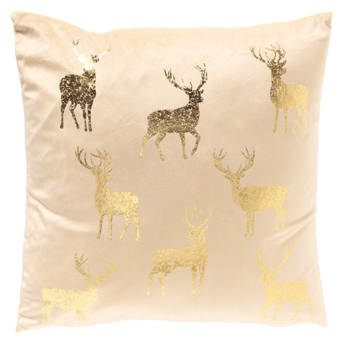 Textino sierkussen Nordic Reindeer - beige