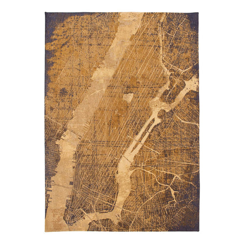 Louis De Poortere vloerkleed Gatsby Gold - geel - 200x280cm - vtwonen shop