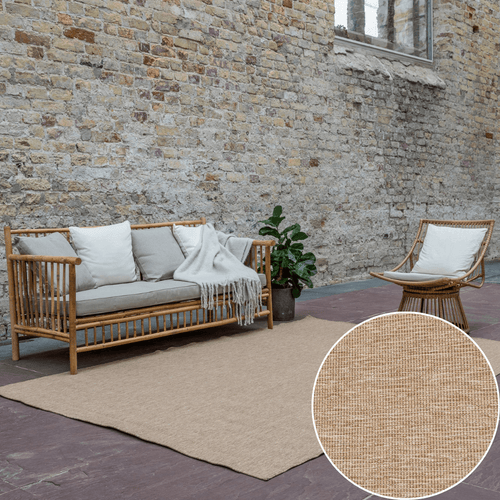 Interieur05 Jute buitenkleed Naturel Uni