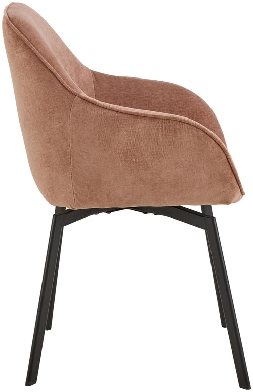 Rebellenclub Eetkamerstoel Morrey - Set van 2 - Roze