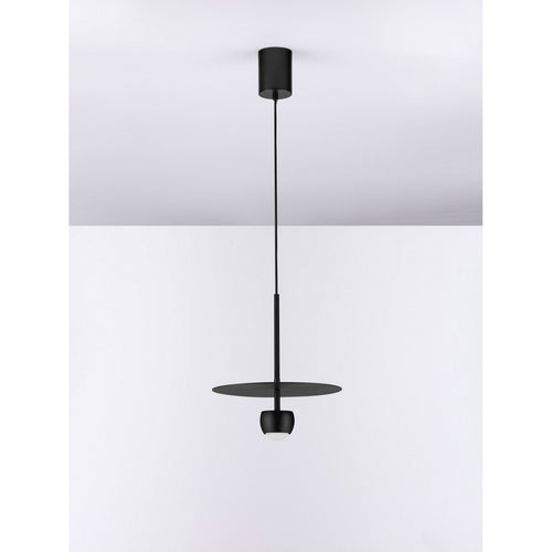 Nova Luce EDEM Hanglamp voor plafond, zandkleurig zwart, LED, 8W, 590lm, 3000K