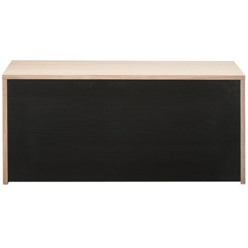 WOOOD kistbank New Gravure - Eiken - Blanke - 40x88x50 - vtwonen shop