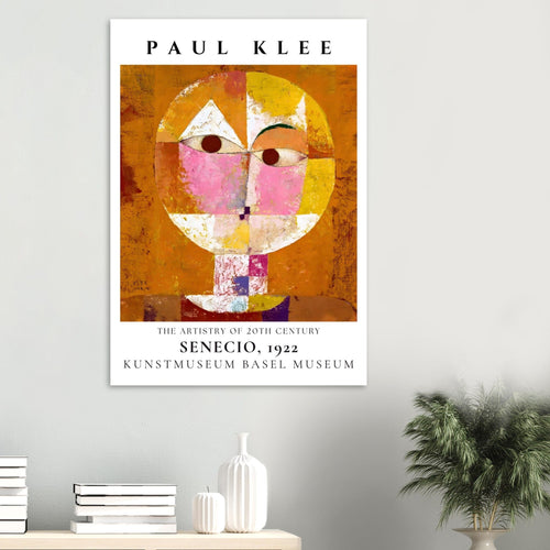 Artfulprints Poster Paul Klee - Senecio   - 30x40 cm - Meerkleurig