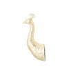 FurniLux Wanddecoratie Pavo Gold - 13x20x40cm - vtwonen shop