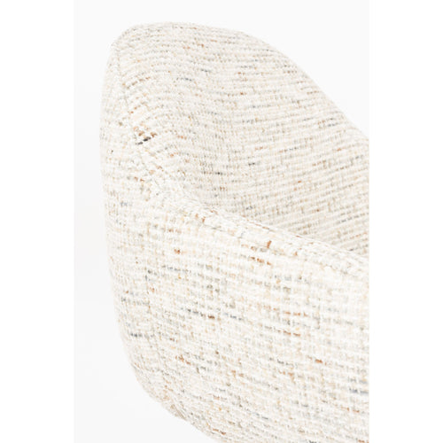 Housecraft Living Batoul Eetkamerstoelen Armleuning Beige - Set van 2