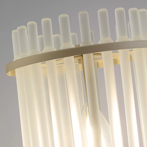 Searchlight tafellamp Swizzle - 1 lichts - 15  x 37.5   cm - beige