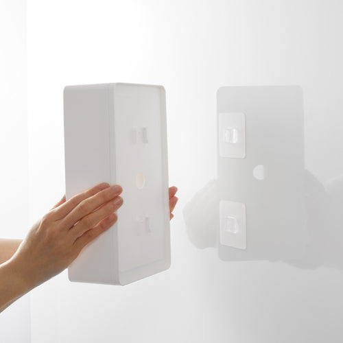 Yamazaki Zelfklevende Tissuebox - Tower - Wit - vtwonen shop