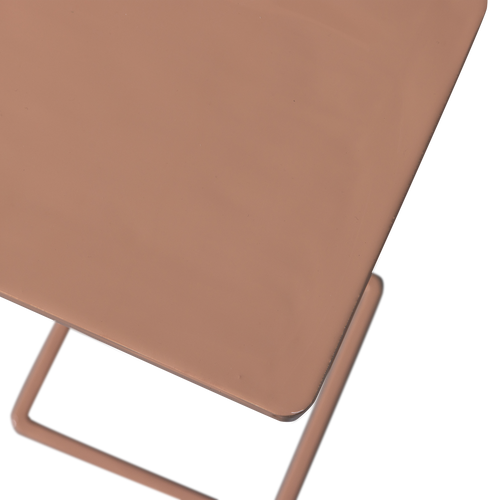 WOOOD bijzettafel Toste - Metaal - Oud Roze - 64x22x22