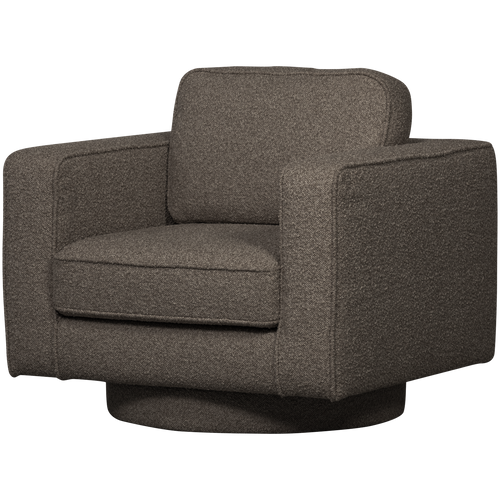 vtwonen draaifauteuil Lazy - Bouclé - Antraciet - vtwonen shop