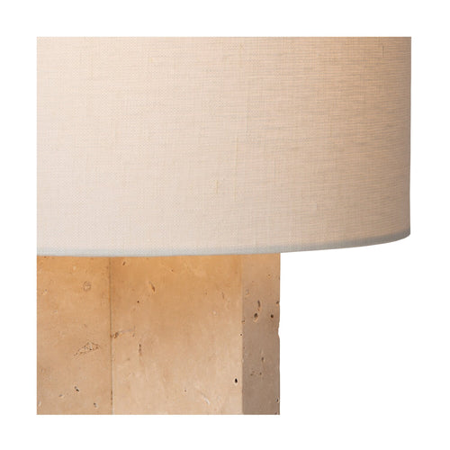 Atmooz tafellamp Gijon - beige - Ø 30 x H 43 cm - E27