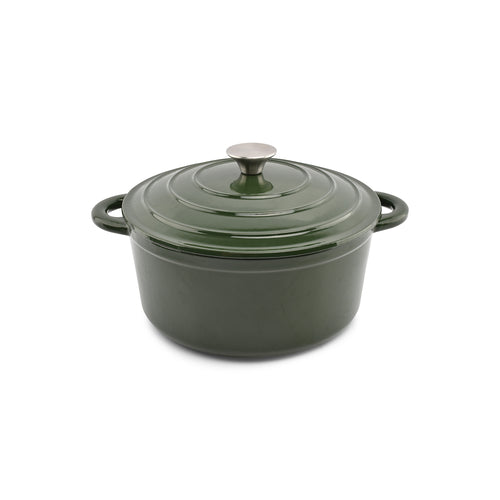 Salt & Pepper - Kookpot 26cm gietijzer groen Ferno - vtwonen shop
