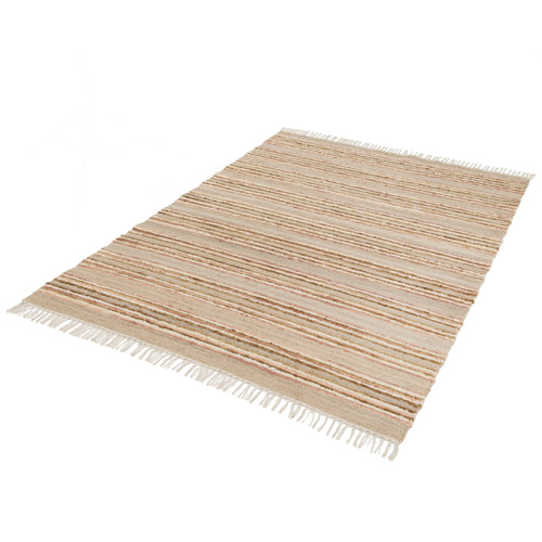 AFK Living vloerkleed Raj - handgemaakt - 60% handgekaarde wol, 30% jute, 10% katoen - 120 x 170 cm