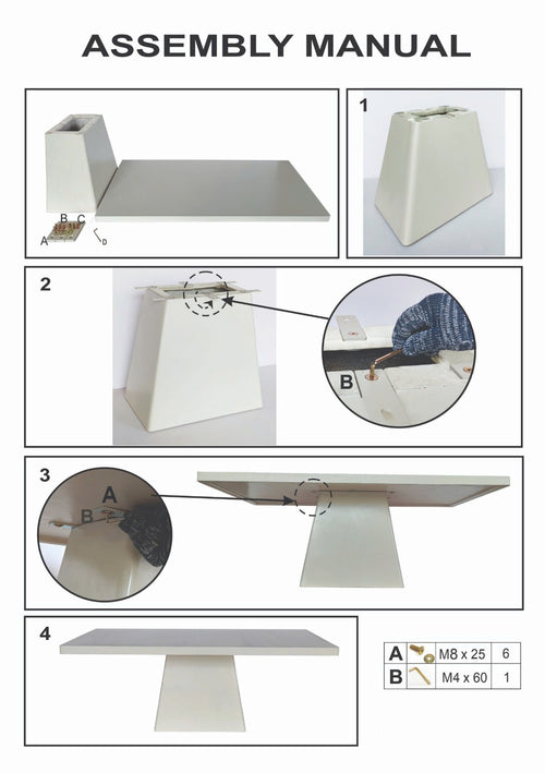 Giga Meubel Tuintafel Avia - Rechthoek 200cm - Wit Eco Composiet - vtwonen shop
