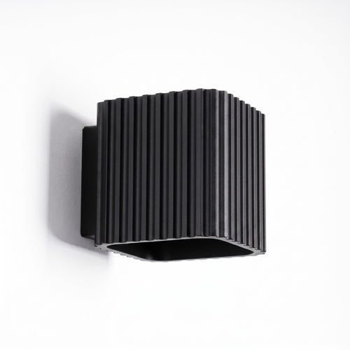 Sollux Lighting Wandlamp RIFF zwart G9 - 10x12x10cm