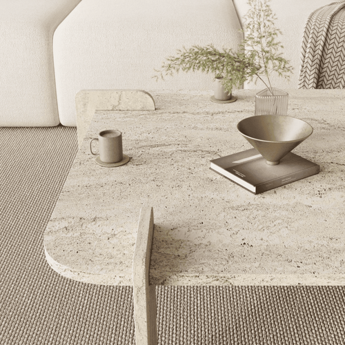 Calicosy - NOMA Salontafel - Naturel - 90x90x35 cm