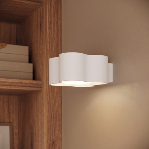 Sollux Lighting Plafondlamp OVIO 2 wit Gx53 - 24,5x12x8cm