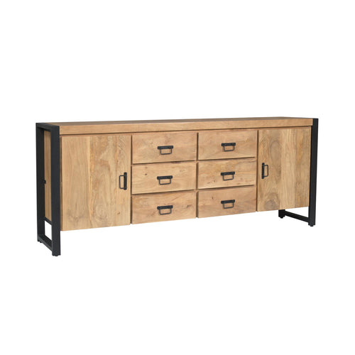 Starfurn Dressoir Britt - Naturel Hout - 200x40x80cm