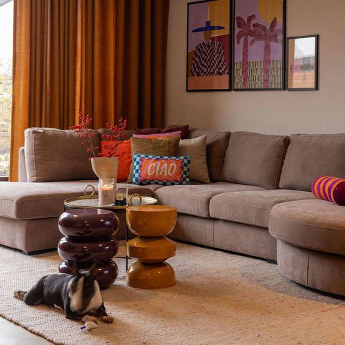 Kick bijzettafel Esra - Bruin