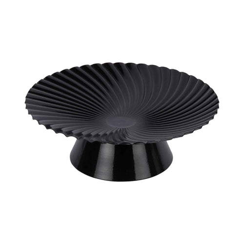 Present Time schaal Paris Swirl - zwart - Ø24cm