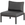 Exotan tussenelement buiten loungeset La Vida - Teak - Wit - 63x80x70