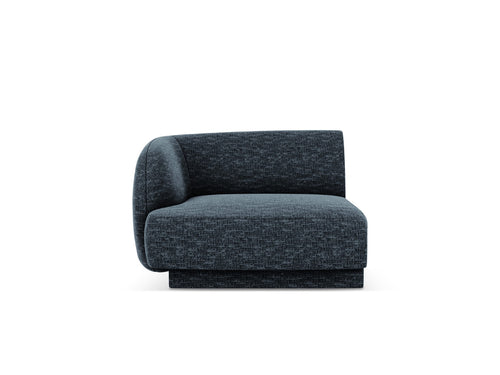 Micadoni linker module Miley chenille koningsblauw - 90x90x70cm