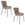 Housecraft Living Junzo Rib Eetkamerstoelen Grijs - Set van 2