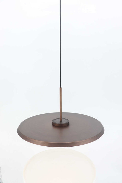 Artdelight hanglamp Osorno - 1 lichts - 35  x 143   cm - koper