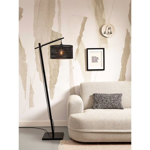 GOOD&MOJO vloerlamp Java - zwart - Ø32cm - vtwonen shop