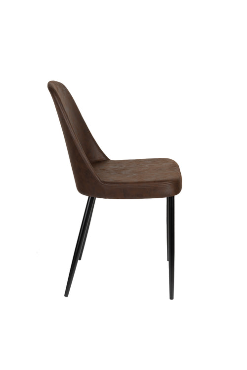 Housecraft Living Alana Eetkamerstoelen Bruin - Set van 2 - vtwonen shop