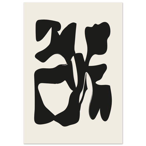 Artfulprints  Abstract - Blob   poster 70x100 cm