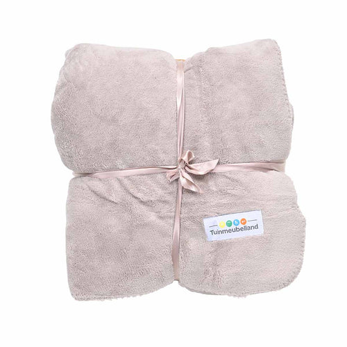 Tuinmeubelland Fleece deken zand - 170x130 cm - vtwonen shop