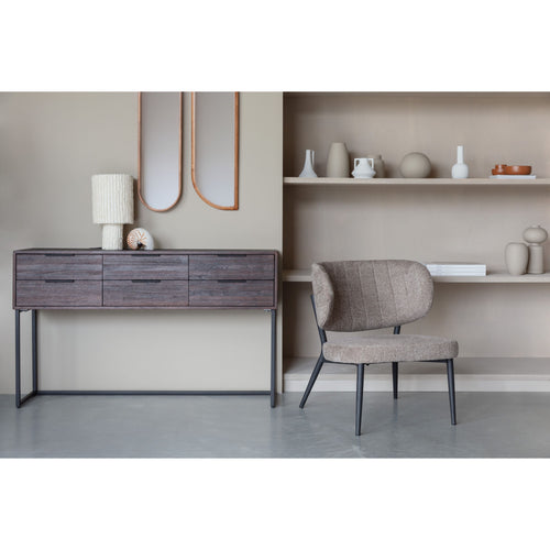 Housecraft Living Webster Ladekast/ Kast Groot 6 lades Teakhout Bruin - vtwonen shop