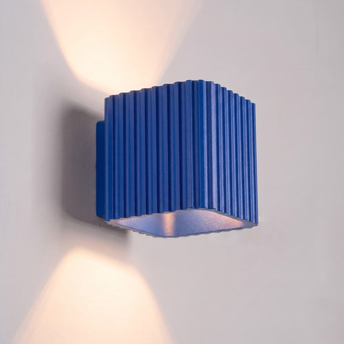 Sollux Lighting Wandlamp RIFF ultramarijn Gx53 - 10x12x6cm