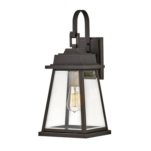 Elstead Hinkley Bainbridge Buitenwandlantaarn in olie gewreven brons met Heritage Brass-accenten, IP44
