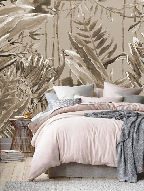 Catchii-Mural Jungle Forest sepia