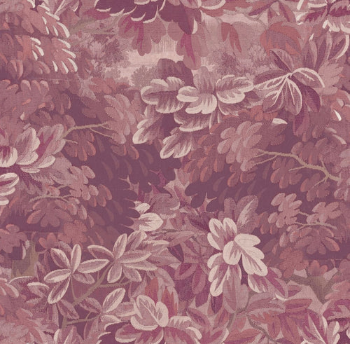 Sanders & Sanders behang bladeren bordeaux rood - 53 cm x 10 m - 640999