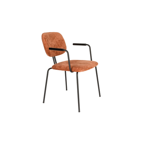 Housecraft Living Bouton Eetkamerstoelen met armleuning Terra - Set van 2 - vtwonen shop