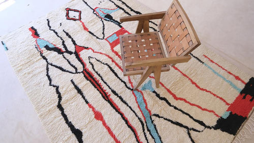 AFK Living vloerkleed Berber - handgemaakt - Wol - 234 x 333 cm