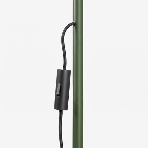 Sollux Lighting Vloerlamp KARBON 1 olijfgroen - 30x30x160cm