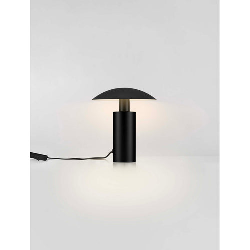 Nova Luce KARPOS Geïntegreerde LED-tafellamp, matzwart, 5W LED, 264lm, 3000K, aan/uit-schakelaar.